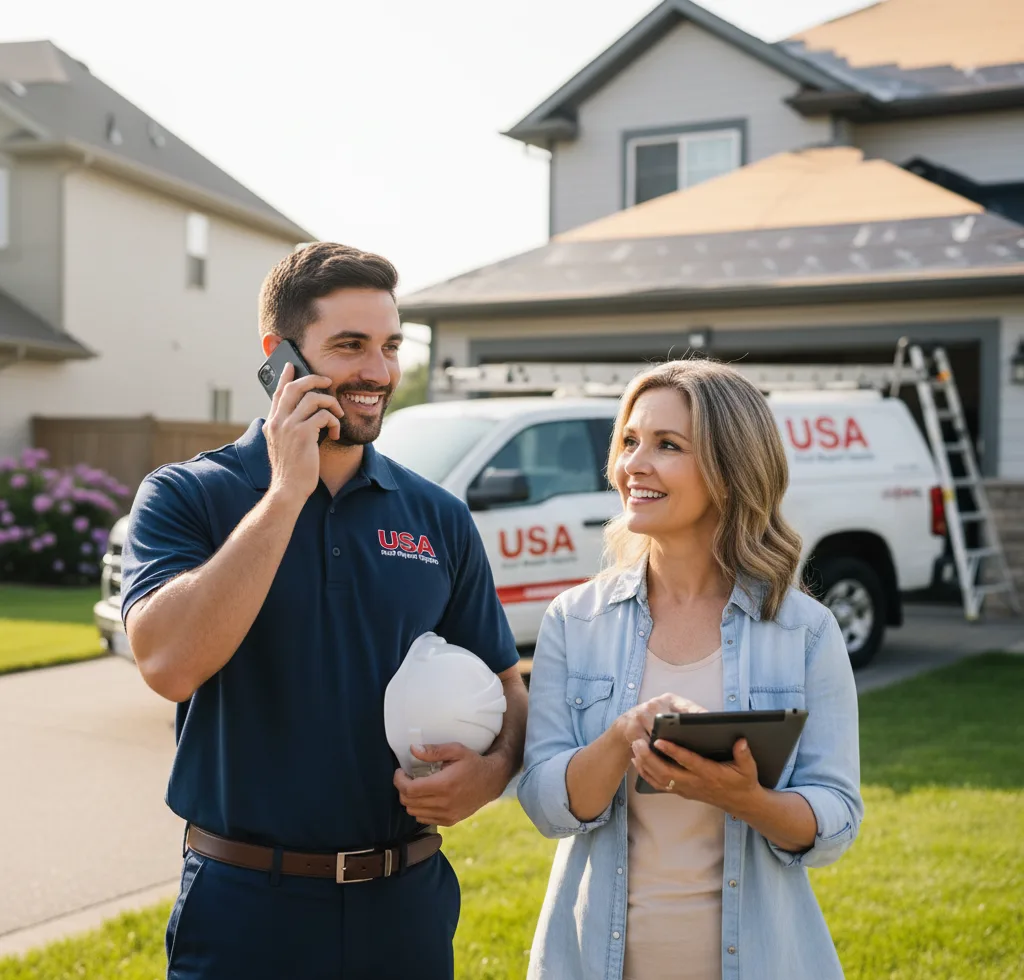 USA Roof Repair Experts customer support in Overland Park